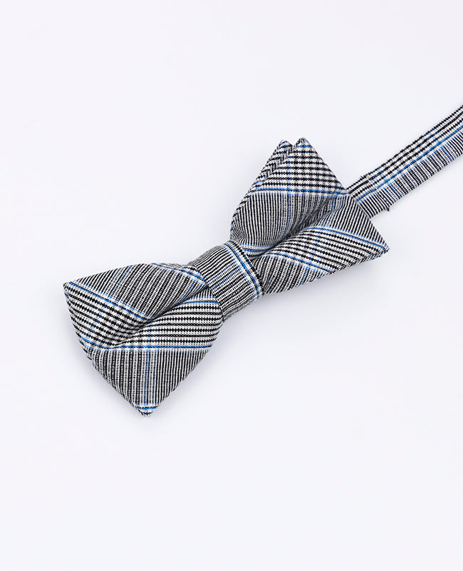 Papillon Tartan Grigio n°1 Bambini in Cotone | Marcel - Unipap's