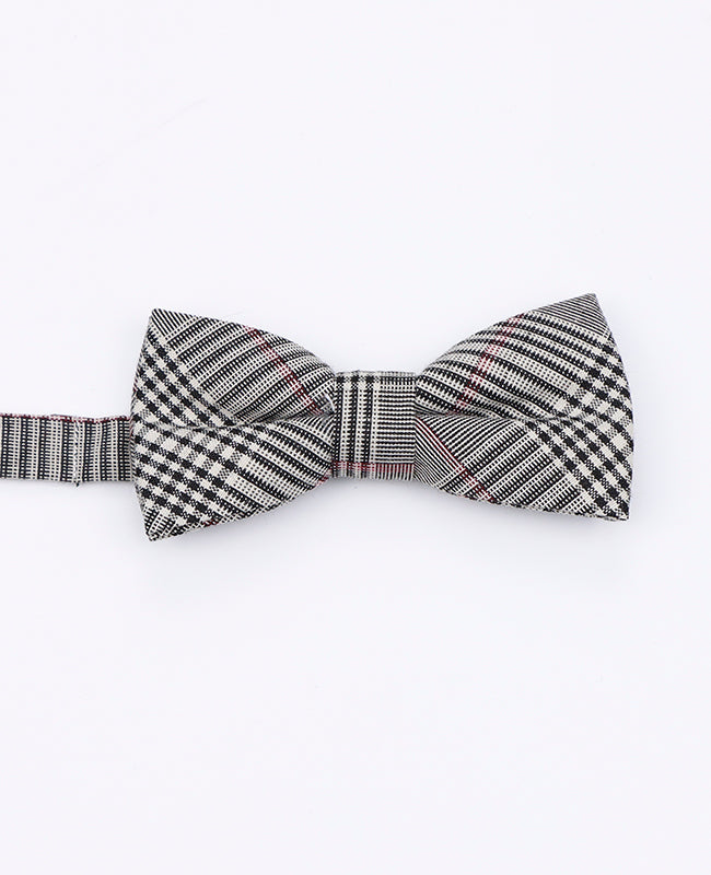 Papillon Tartan Grigio n°3 Bambini in Cotone | Marcel - Unipap's