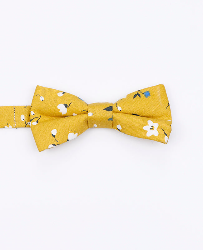 Noeud Papillon Liberty Jaune Enfant en Coton | Gaspard - Unipap's