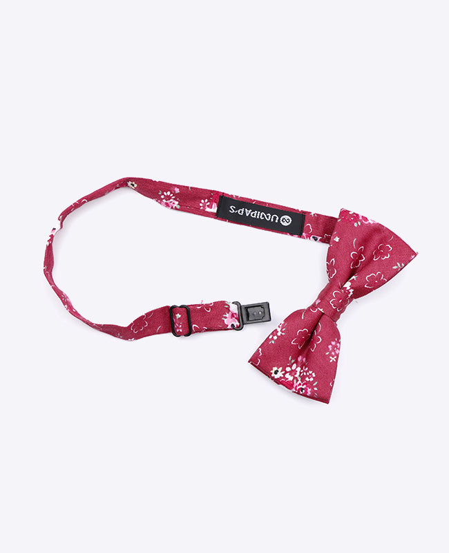 Papillon Liberty Rosso n°2 Bambini in Cotone «Gaspard»