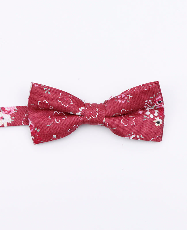 Papillon Liberty Rosso n°2 Bambini in Cotone «Gaspard»
