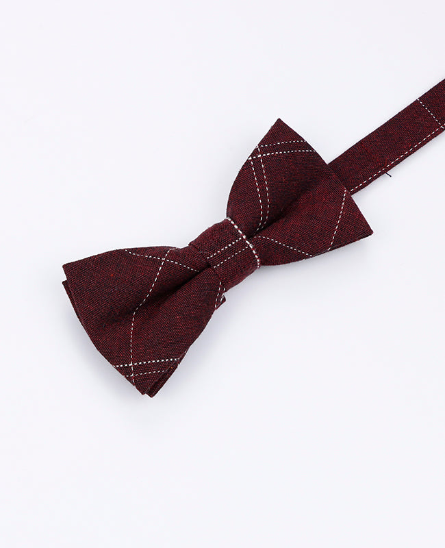 Papillon Tartan Rosso Bambini in Cotone | Marcel - Unipap's