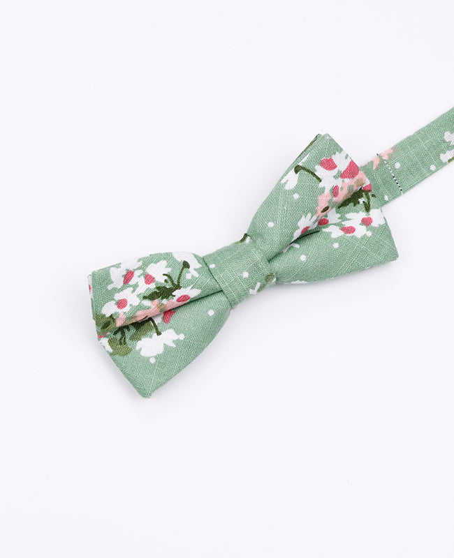 Papillon Liberty Verde n°3 Bambini in Cotone | Gaspard - Unipap's