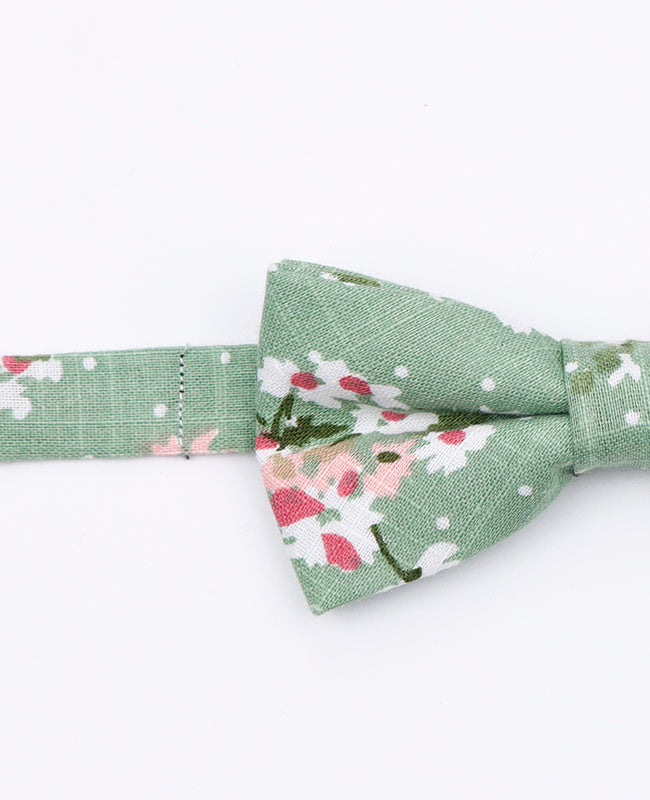 Papillon Liberty Verde n°3 Bambini in Cotone | Gaspard - Unipap's