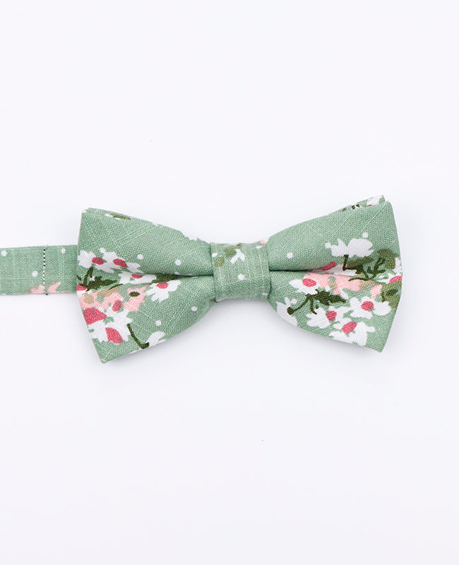 Papillon Liberty Verde n°3 Bambini in Cotone | Gaspard - Unipap's