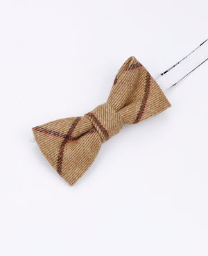 Papillon Tartan Marrone n°1 Bambini in Lana | Nobert - Unipap's