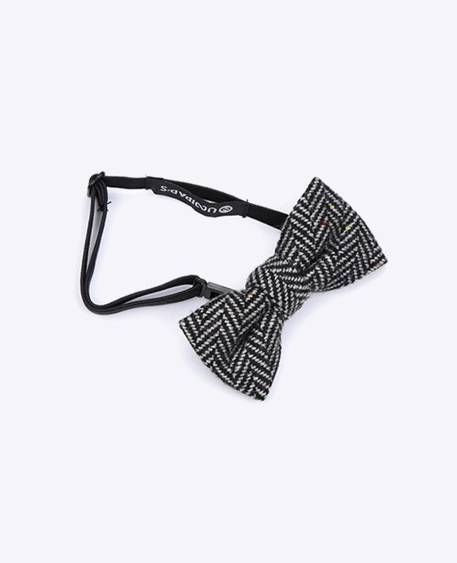 Papillon Tartan Grigio n°1 Bambini in Lana | Norbert - Unipap's