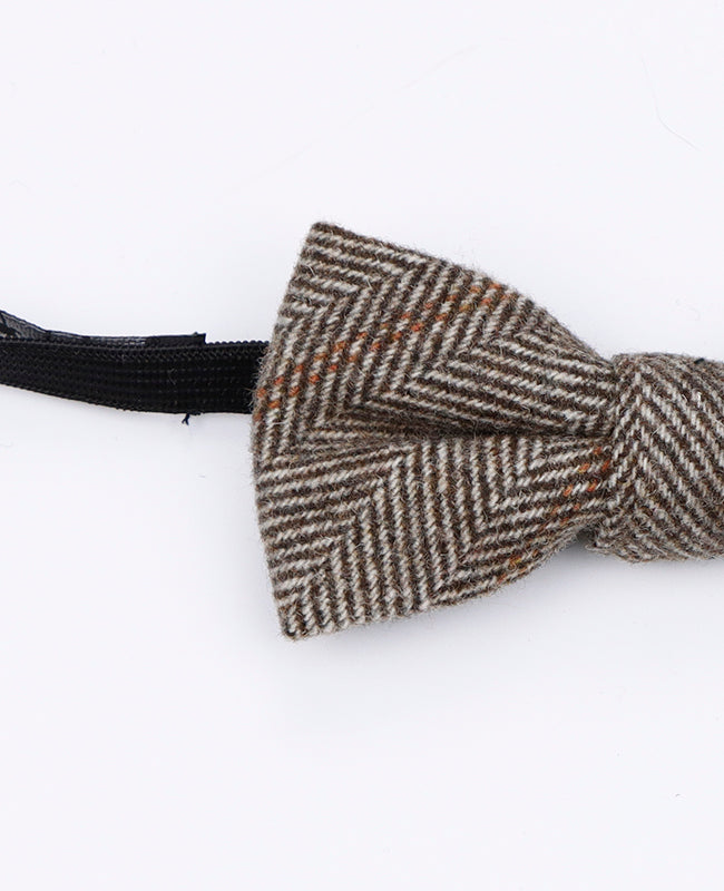 Papillon Tartan Grigio n°3 Bambini in Lana | Norbert - Unipap's