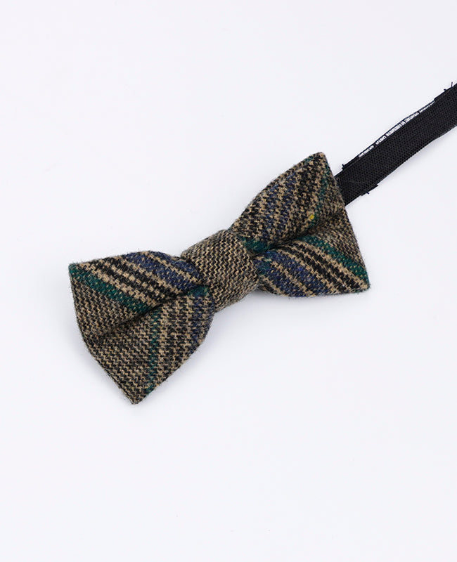 Papillon Tartan Grigio n°5 Bambini in Lana | Norbert - Unipap's