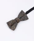 Papillon Tartan Grigio n°6 Bambini in Lana | Norbert - Unipap's