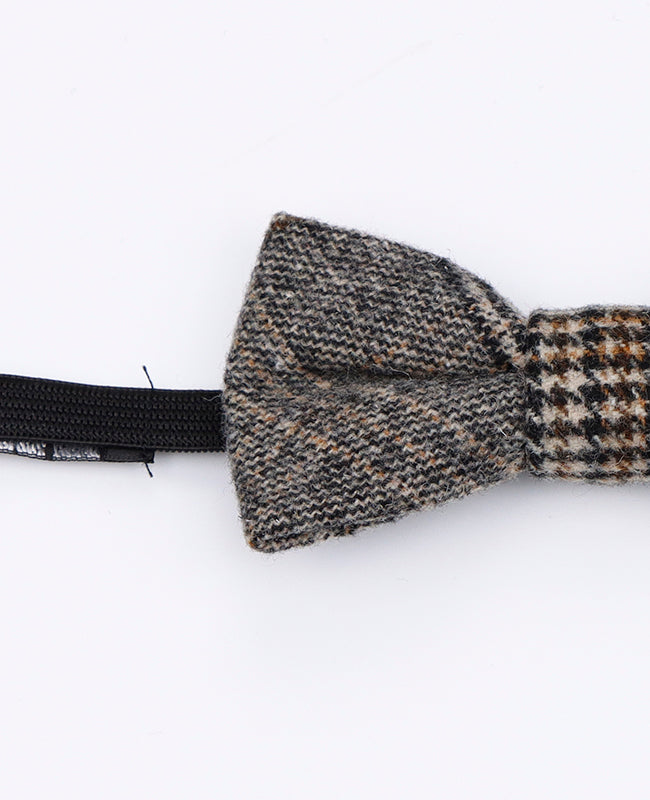 Papillon Tartan Grigio n°6 Bambini in Lana | Norbert - Unipap's