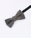 Papillon Tartan Grigio n°7 Bambini in Lana | Norbert - Unipap's