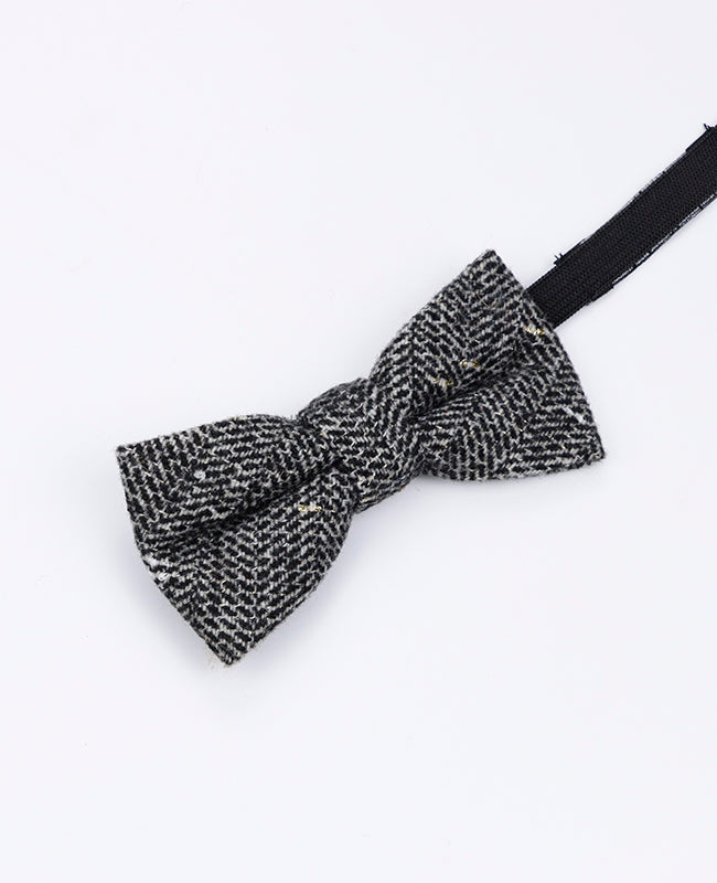 Papillon Tartan Grigio n°8 Bambini in Lana | Norbert - Unipap's