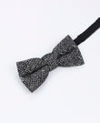 Papillon Tartan Grigio n°8 Bambini in Lana | Norbert - Unipap's