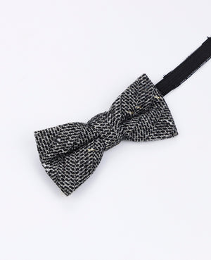 Papillon Tartan Grigio n°8 Bambini in Lana | Norbert - Unipap's