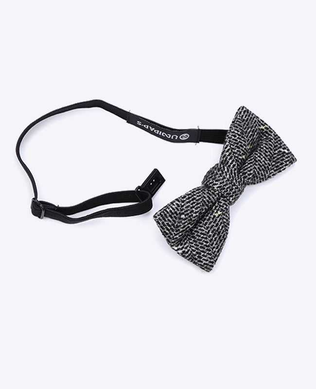 Papillon Tartan Grigio n°8 Bambini in Lana | Norbert - Unipap's