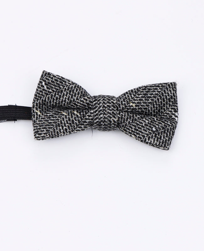 Papillon Tartan Grigio n°8 Bambini in Lana | Norbert - Unipap's