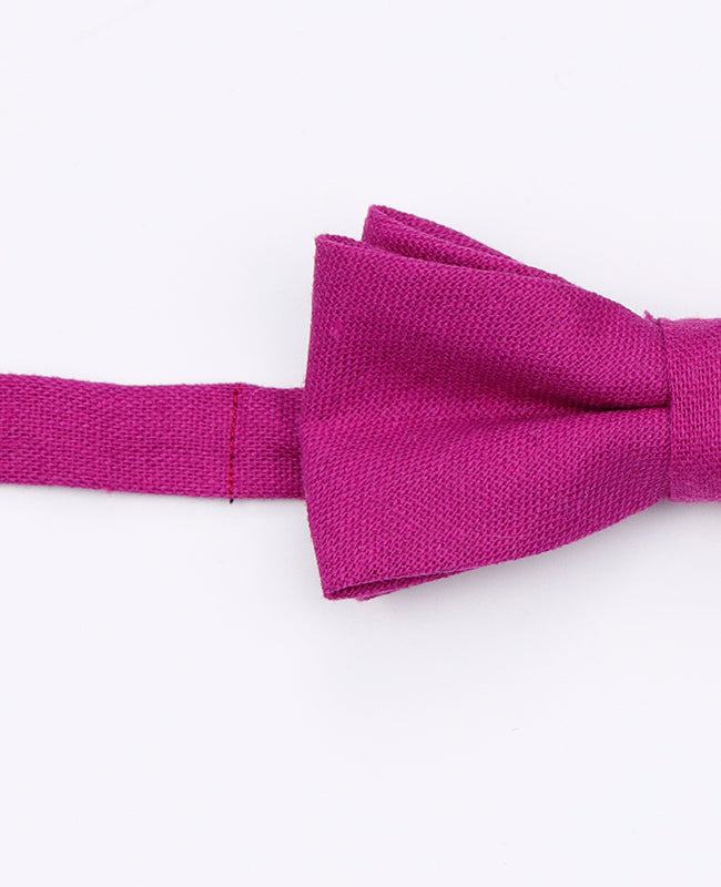 Noeud Papillon Violet n°1 Enfant en Lin | Basile - Unipap's