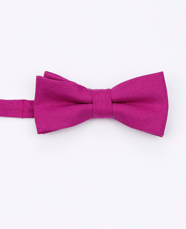 Noeud Papillon Violet n°1 Enfant en Lin | Basile - Unipap's