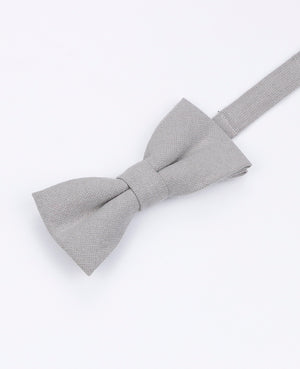 Noeud Papillon Gris n°3 Enfant en Coton «Edgard»