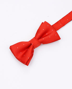 Papillon Rosso n°2 A Pois Bambini in Poliestere «Georges»