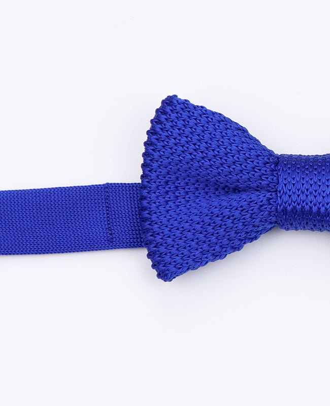 Noeud Papillon Bleu n°1 Enfant en Tricot «Léon»