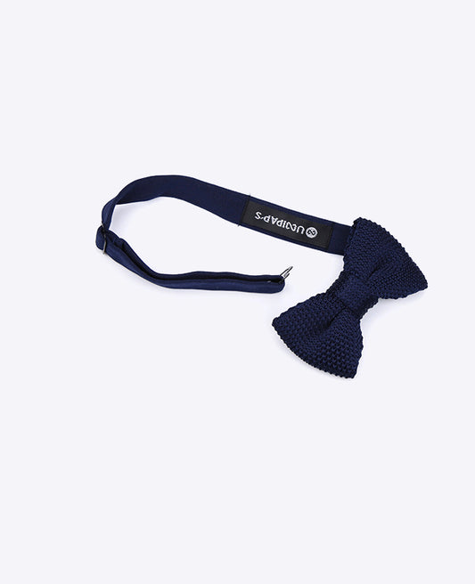 Noeud Papillon Bleu n°2 Enfant en Tricot «Léon»