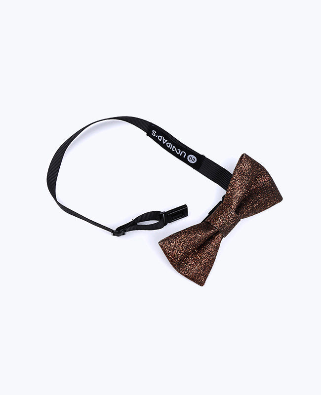 Papillon con Paillette Marrone Bambini in Poliestere «Olive»