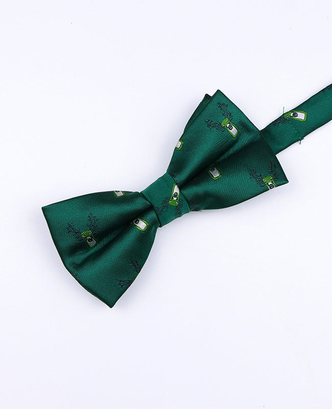 Papillon di Natale Verde n°2 Bambini in Poliestere «Christmas»