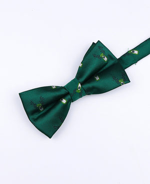 Papillon di Natale Verde n°2 Bambini in Poliestere «Christmas»