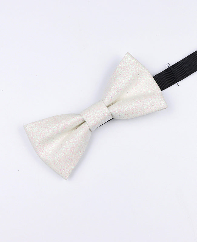 Papillon con Paillettes Bianco Bambini in Poliestere «Olive»
