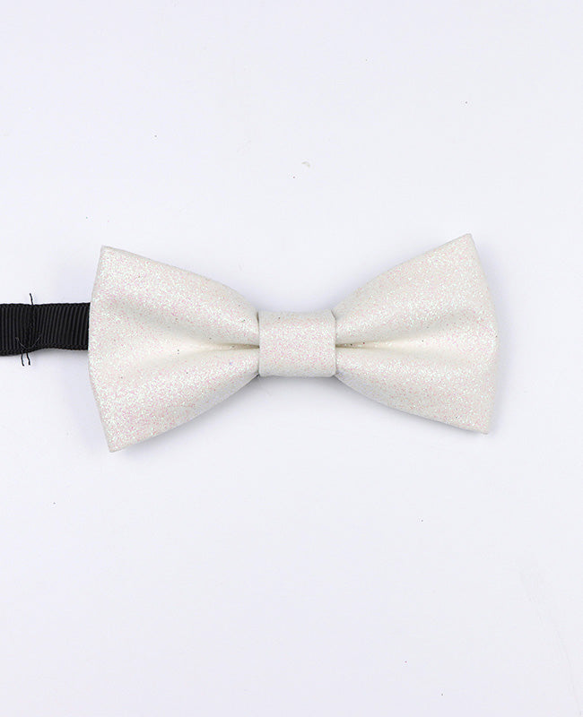 Papillon con Paillettes Bianco Bambini in Poliestere «Olive»