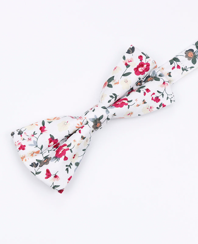 Papillon Liberty Bianco n°2 Uomo in Cotone | Charles - Unipap's