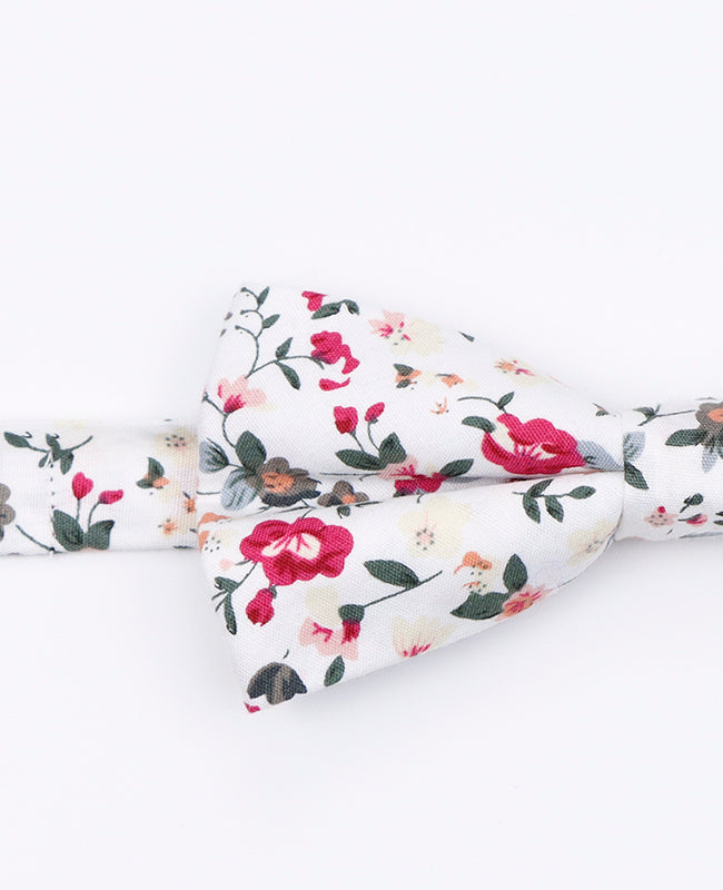 Papillon Liberty Bianco n°2 Uomo in Cotone | Charles - Unipap's