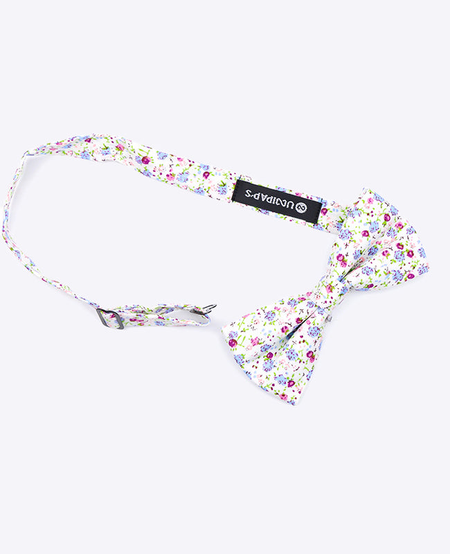 Papillon Liberty Bianco n°2 Uomo in Cotone | Gaspard - Unipap's