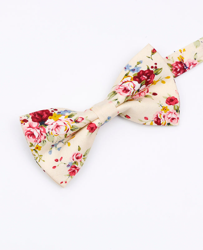 Papillon Liberty Bianco n°4 Uomo in Cotone | Charles - Unipap's