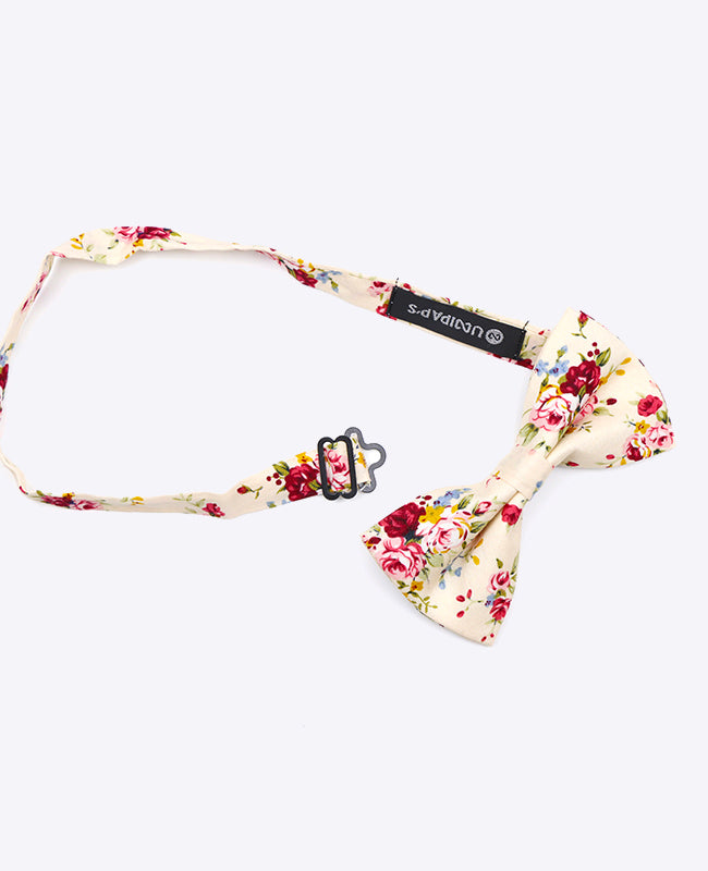 Papillon Liberty Bianco n°4 Uomo in Cotone | Charles - Unipap's