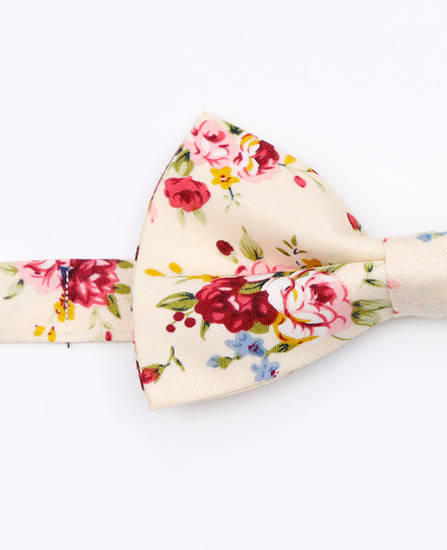 Papillon Liberty Bianco n°4 Uomo in Cotone | Charles - Unipap's