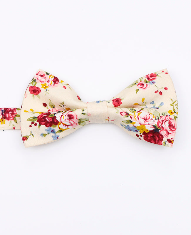 Papillon Liberty Bianco n°4 Uomo in Cotone | Charles - Unipap's