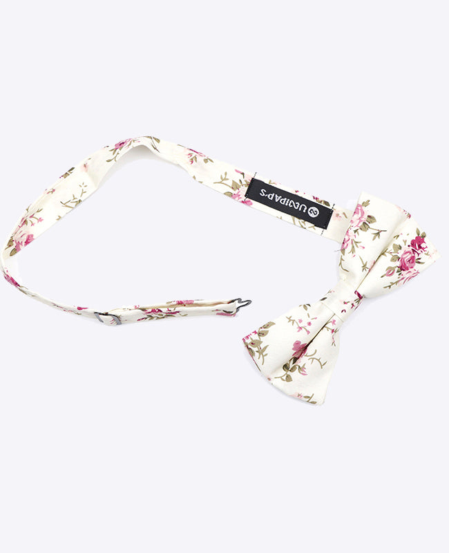 Papillon Liberty Bianco n°7 Uomo in Cotone | Charles - Unipap's