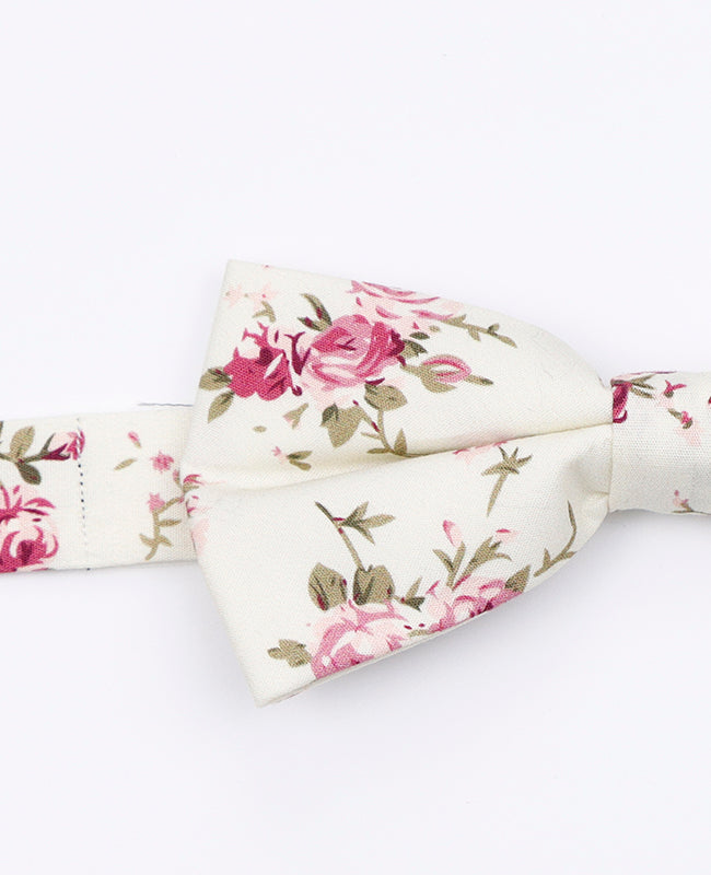 Papillon Liberty Bianco n°7 Uomo in Cotone | Charles - Unipap's