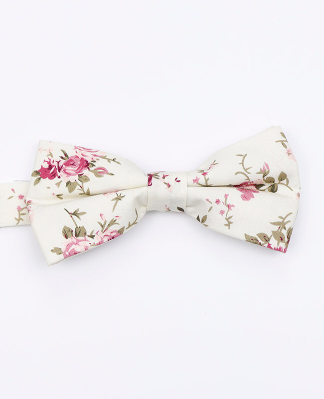 Papillon Liberty Bianco n°7 Uomo in Cotone | Charles - Unipap's