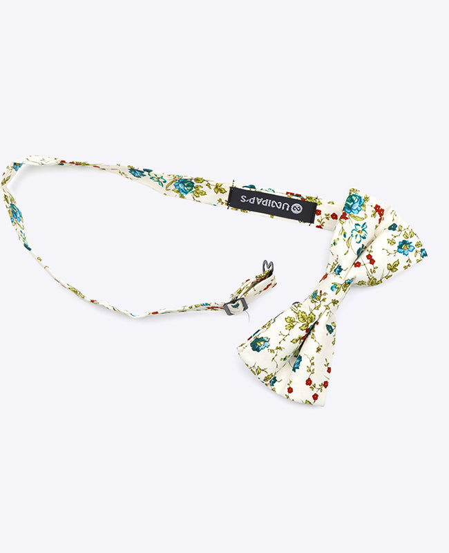 Papillon Liberty Bianco n°9 Uomo in Cotone | Charles - Unipap's