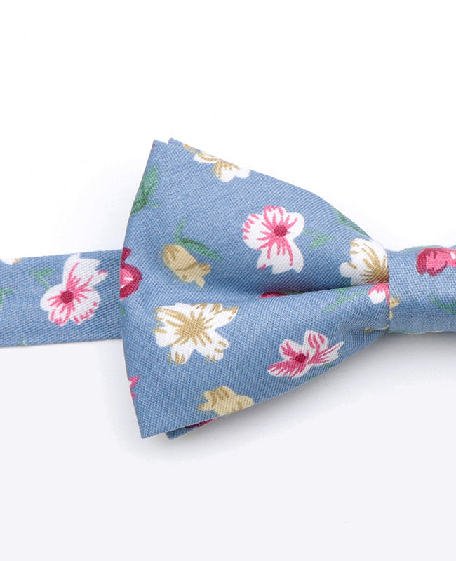 Papillon Liberty Blu n°4 Uomo in Cotone | Gaspard - Unipap's