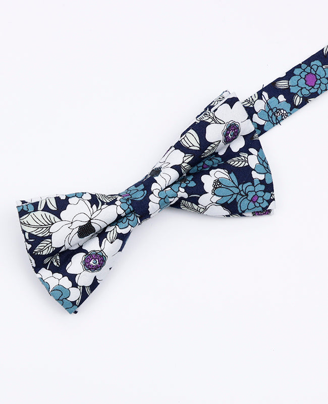 Papillon Liberty Blu n°8 Uomo in Cotone | Gaspard - Unipap's
