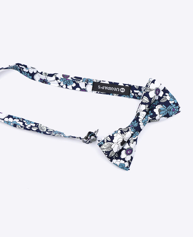 Papillon Liberty Blu n°8 Uomo in Cotone | Gaspard - Unipap's