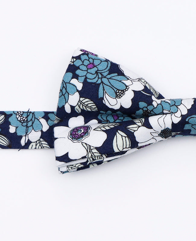 Papillon Liberty Blu n°8 Uomo in Cotone | Gaspard - Unipap's