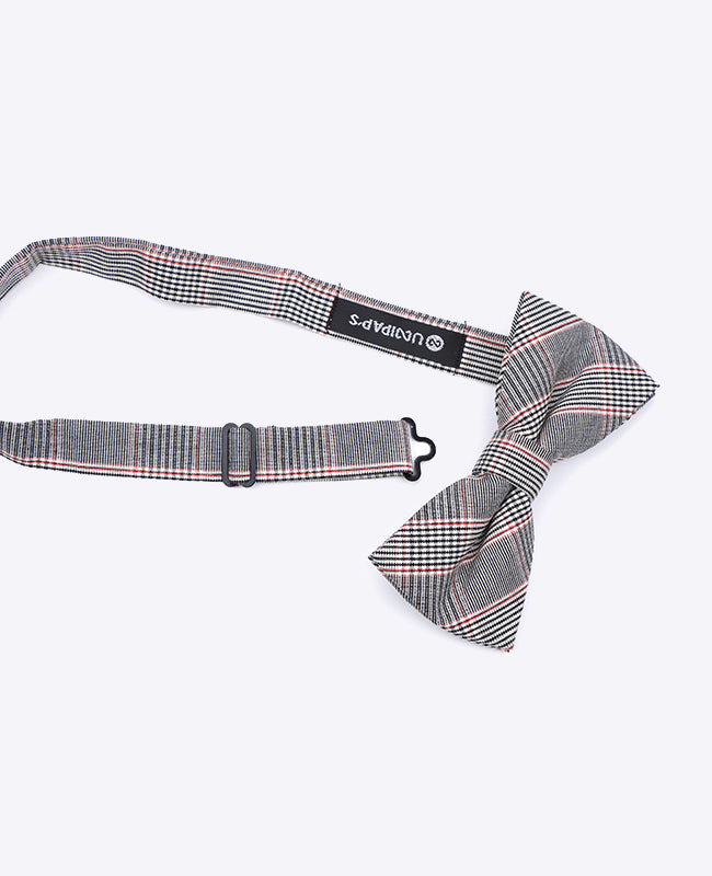 Papillon Tartan Grigio n°2 Uomo in Cotone | Marcel - Unipap's