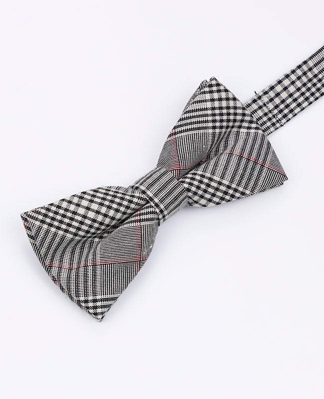 Papillon Tartan Grigio n°3 Uomo in Cotone | Marcel - Unipap's