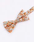 Papillon Liberty Arancione Uomo in Cotone «Clovis»